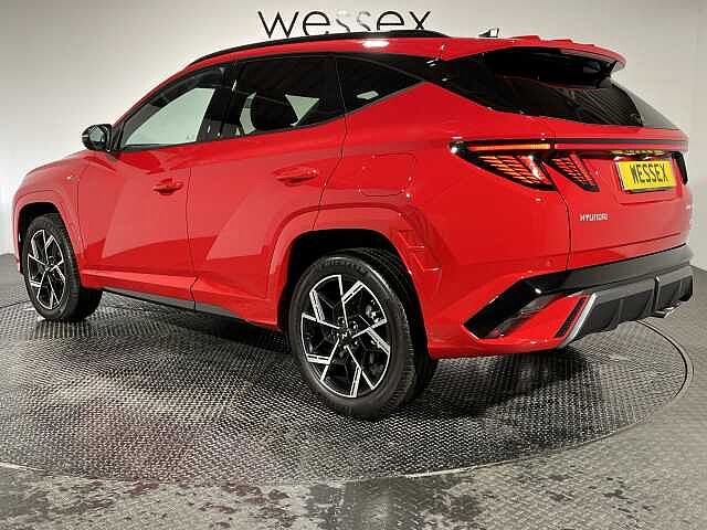 Hyundai TUCSON 1.6T 239 Hybrid N Line 5dr Auto Red