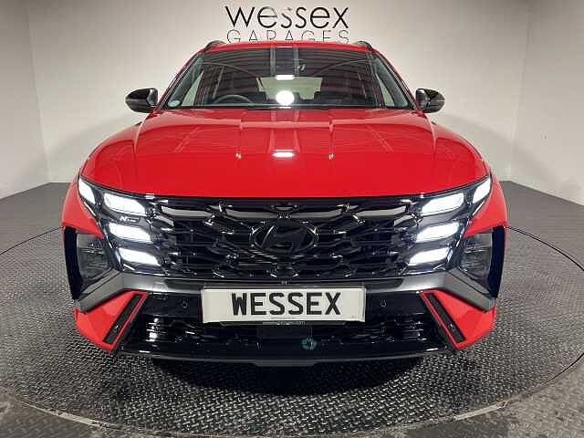 Hyundai TUCSON 1.6T 239 Hybrid N Line 5dr Auto Red