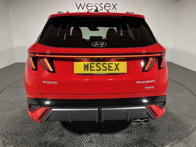 Hyundai TUCSON 1.6T 239 Hybrid N Line 5dr Auto Red