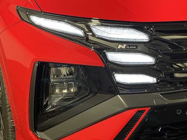 Hyundai TUCSON 1.6T 239 Hybrid N Line 5dr Auto Red